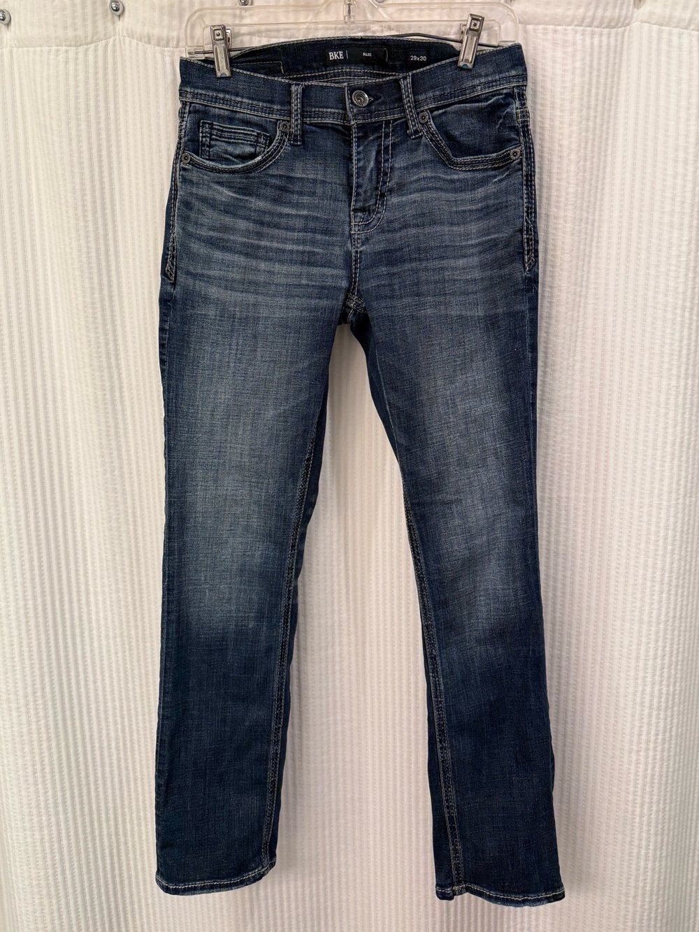 BKE Alec Dark Blue Men’s Slim Jeans, size 29 x 30
